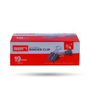 SEIRI Binder Clip 12pcs 3/4in 19mm