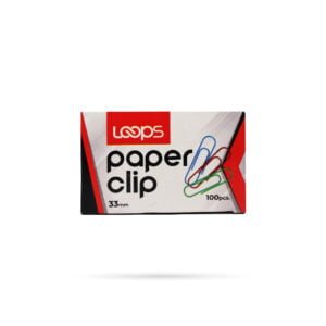 LOOPS Plastic Paper Clips 100s 33mm