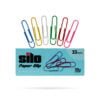 SILO Paper Clips Plastic 33mm 35g