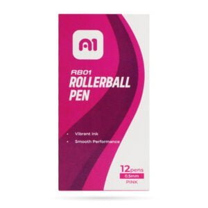 A1 RB01 Rollerball Pen 0.5mm Pink