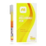 A1 RB01 Rollerball Pen 0.5mm Yellow