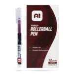 A1 RB01 Rollerball Pen 0.5mm Wine Red