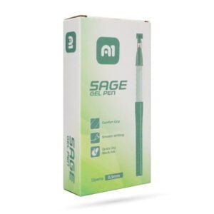 A1 Sage Comfort Grip Gel Pen 0.5mm