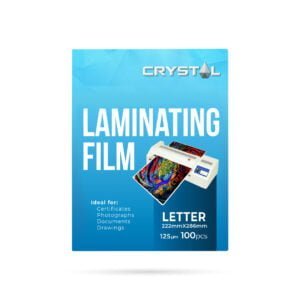 CRYSTAL Laminating Film Pre-cut 125mic 100s 222mm x 286mm