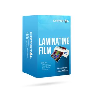 CRYSTAL Laminating Film Pre-cut 250mic 100s 54mm x 86mm