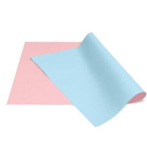 BLOSSOM Floral Wrapper Solid Color Pearl BSC 58cm x 58cm Light Pink/Light Blue