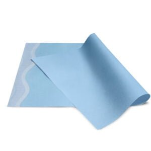 BLOSSOM Floral Wrapper Waves BWV 58cm x 58cm Light Blue