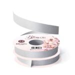 BLOSSOM Gift Ribbon Satin Cut Edge #5 7/8in 50yard Light Silver