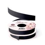 BLOSSOM Gift Ribbon Satin Cut Edge #5 7/8in 50yard Black