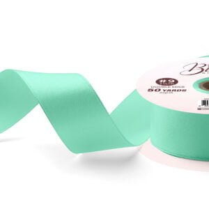 BLOSSOM Gift Ribbon Double Edge 1in 50yard Aqua