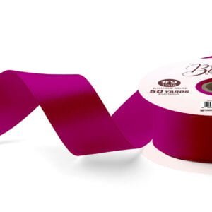 BLOSSOM Gift Ribbon Double Edge 1in 50yard Fuchsia