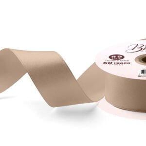 BLOSSOM Gift Ribbon Double Edge 1in 50yard Vanilla