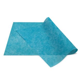 BLOSSOM Floral Wrapper Non-Woven Thin Fiber Glitter BNW 50cm x 70cm Light Blue