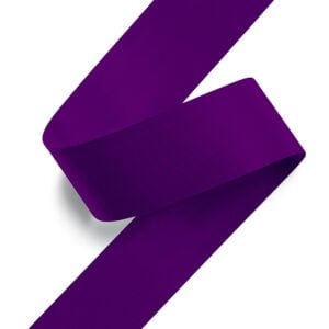 BLOSSOM Gift Ribbon Satin Cut Edge #9 1½in 50yard Purple