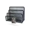 GALLANT Desk Organizer Wiremesh 3-Shelf DO-02 BLACK