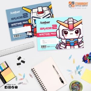 AMBER Writing Pad Grade 2 207mm x 143mm 80s