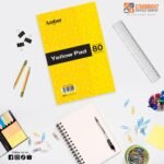 AMBER Yellow Pad 216mm x 330mm80s