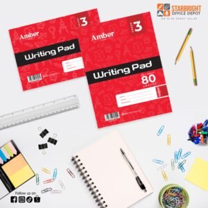 AMBER Writing Pad GRADE 3 148mm x 200mm 80s